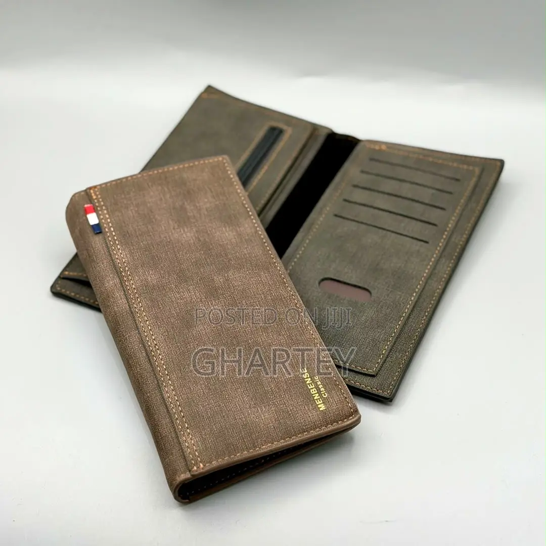 Men’s Premium Canvas Long Wallet