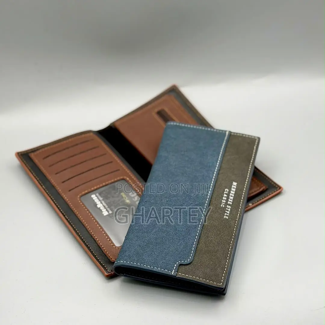 Men’s Premium Canvas Long Wallet