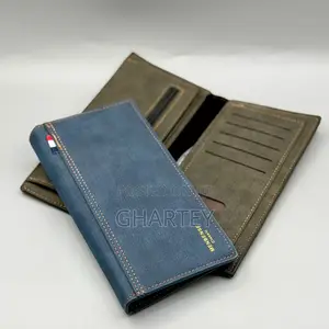 Men’s Premium Canvas Long Wallet