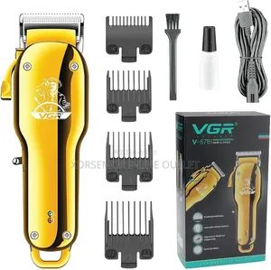 Rechargeable VGR v-678 Professional Hair Trimmer (Gold)