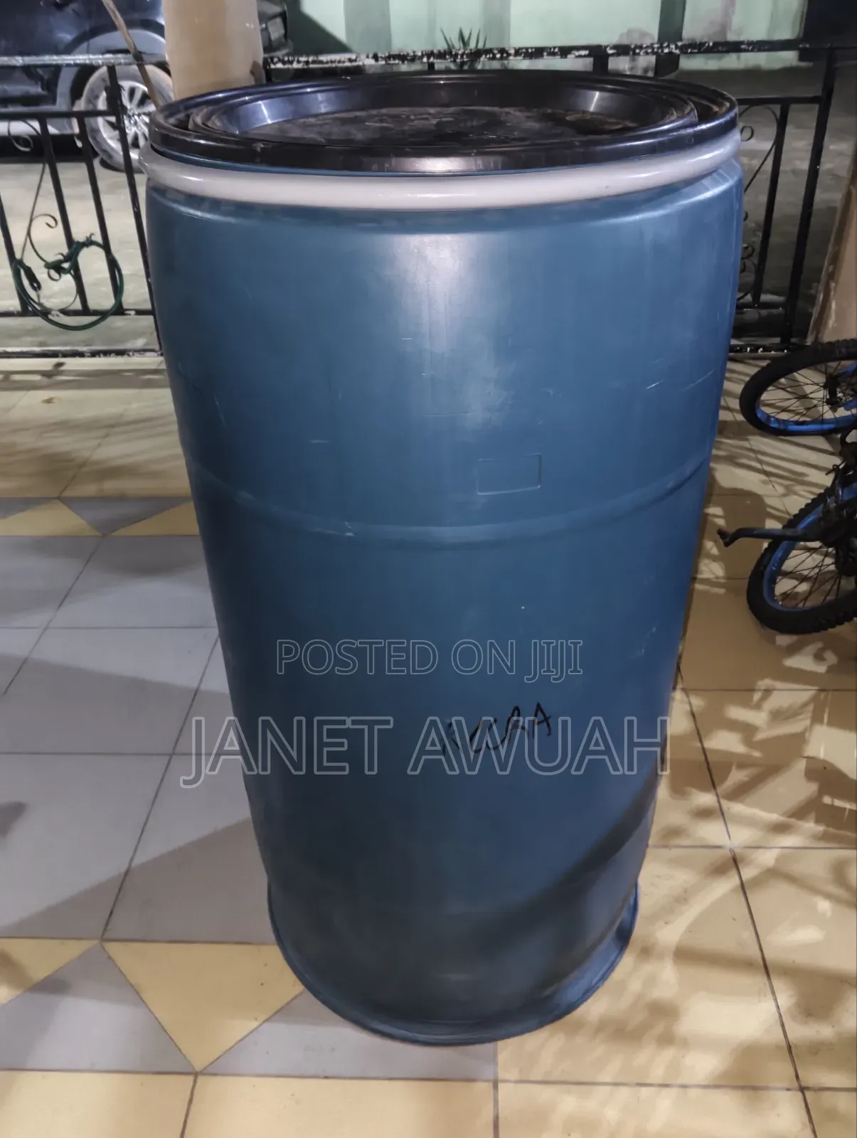 250 Litres Blue Barrel With Lock