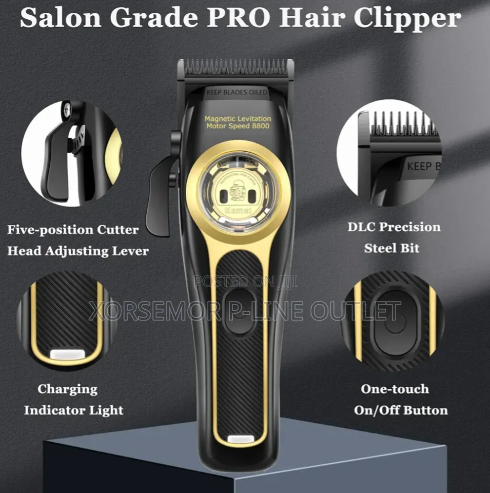 KEMEI 2373 Professional Hair Clipper for Men Maglev Brushless Motor,