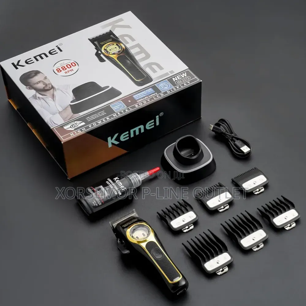 KEMEI 2373 Professional Hair Clipper for Men Maglev Brushless Motor,