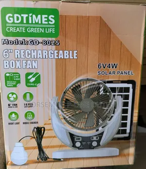 Desktop AC Rechargeable Fan