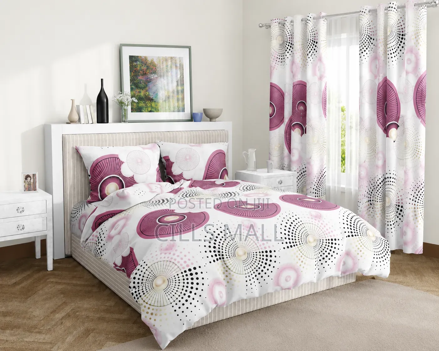 2 Bedsheets 4 Pillow Case(double)