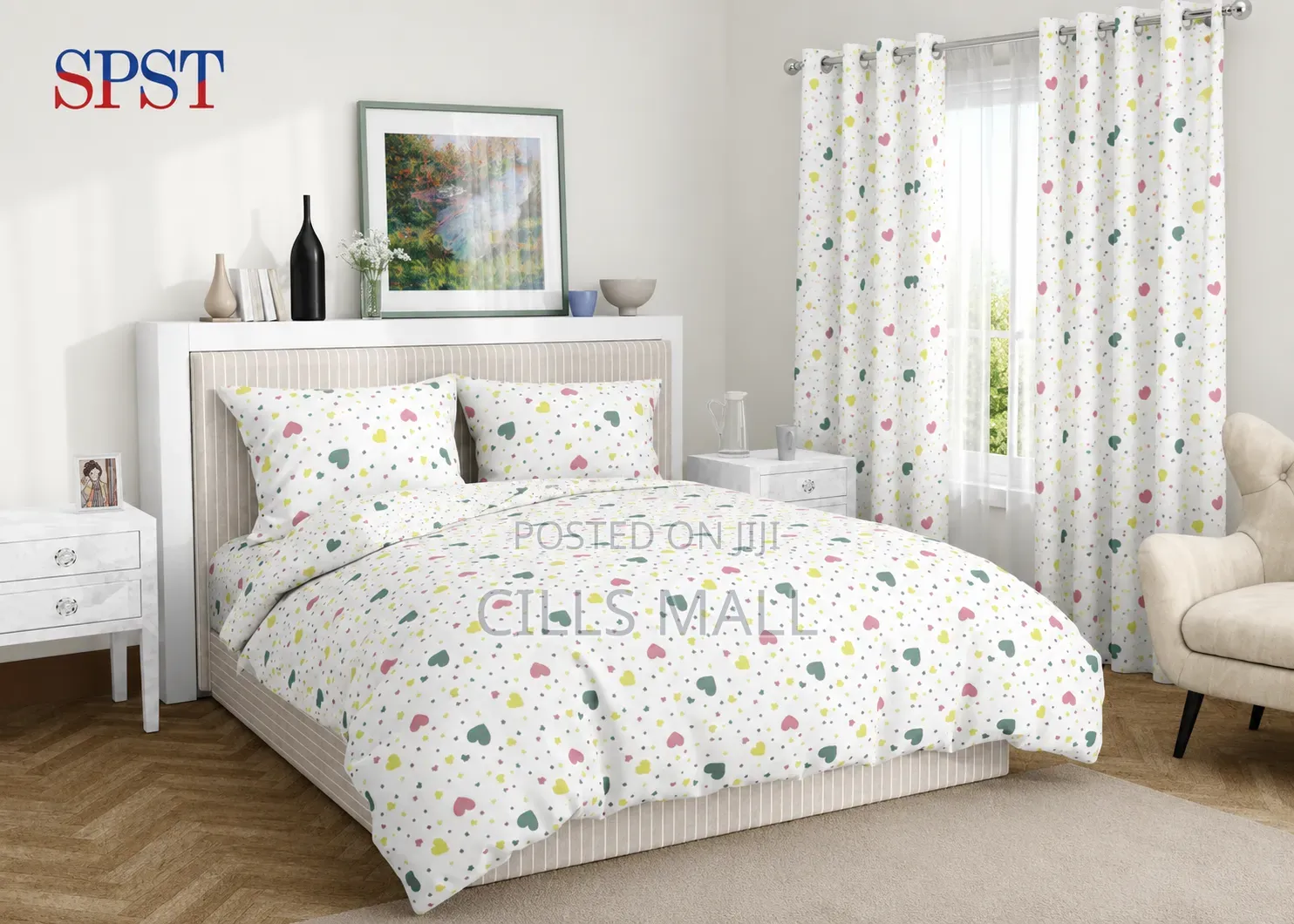 2 Bedsheets 4 Pillow Case(double)