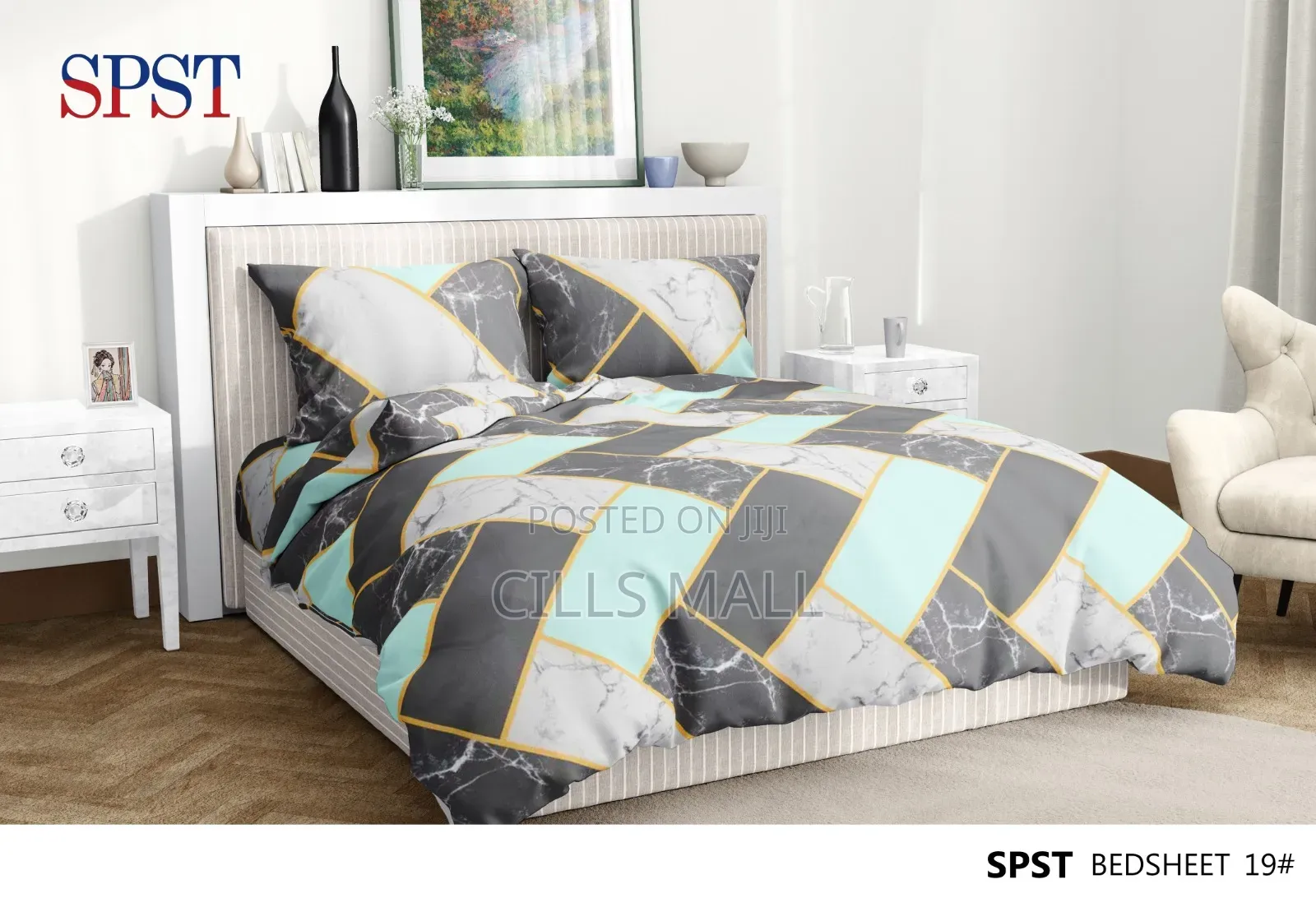 2 Bedsheets 4 Pillow Case(double)