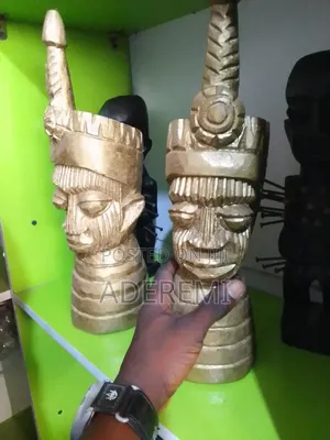 Yorùbá-Inspired Wooden Sculptures