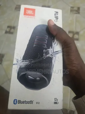 JBL Flip 6 Waterproof Wireless Bluetooth Speaker Black
