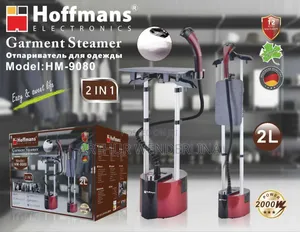 Hoffman Garment Steamer With Ironing Board Stand 2L Water Tank .