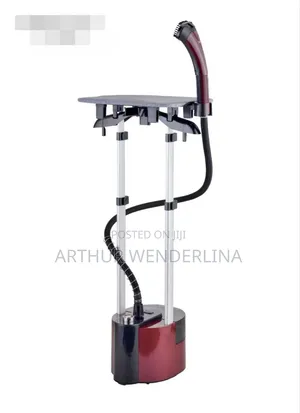 Hoffman Garment Steamer With Ironing Board Stand 2L Water Tank .