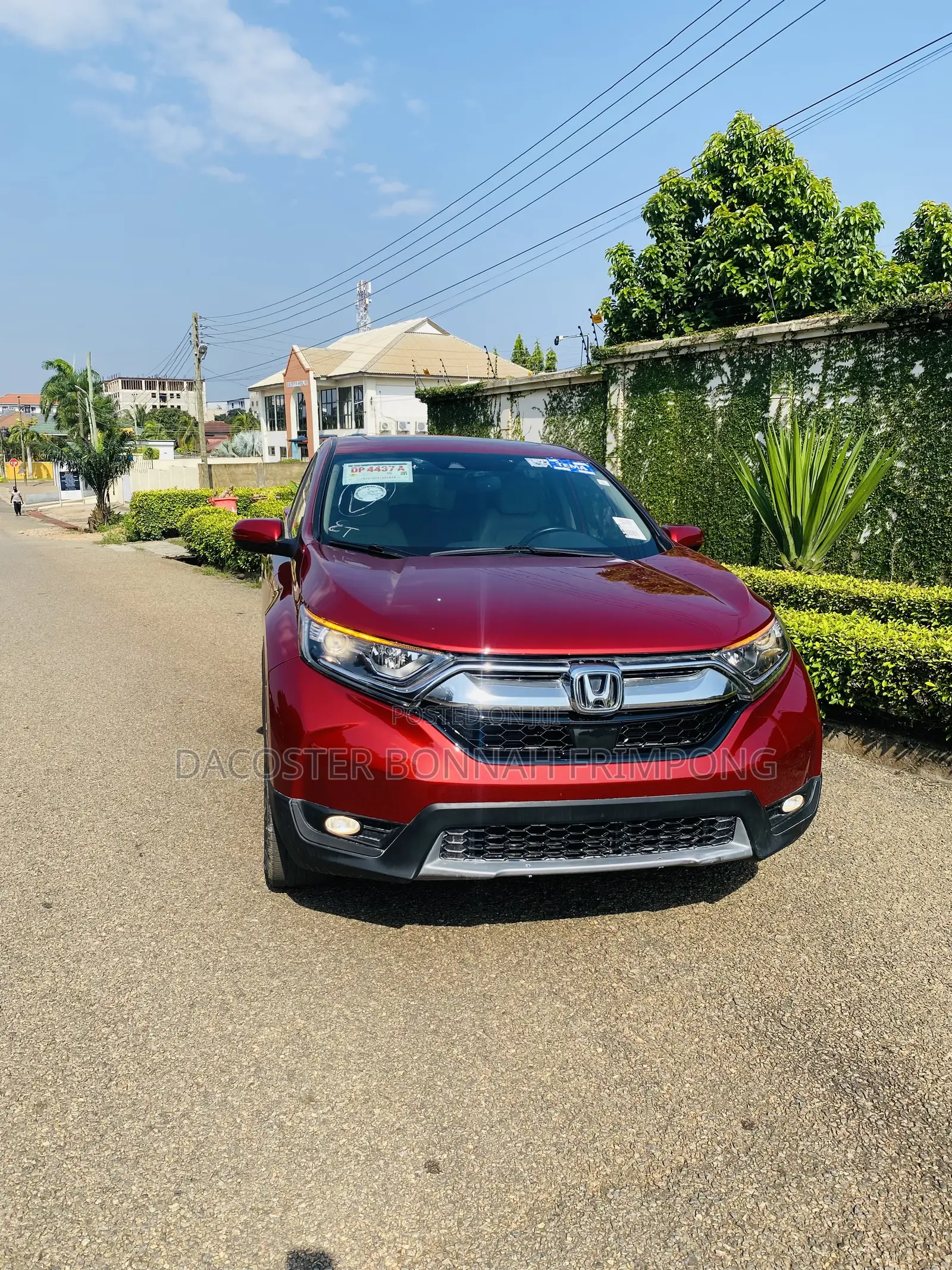 Honda CR-V EX-L 4dr SUV AWD (1.5L 4cyl CVT) 2017 Red