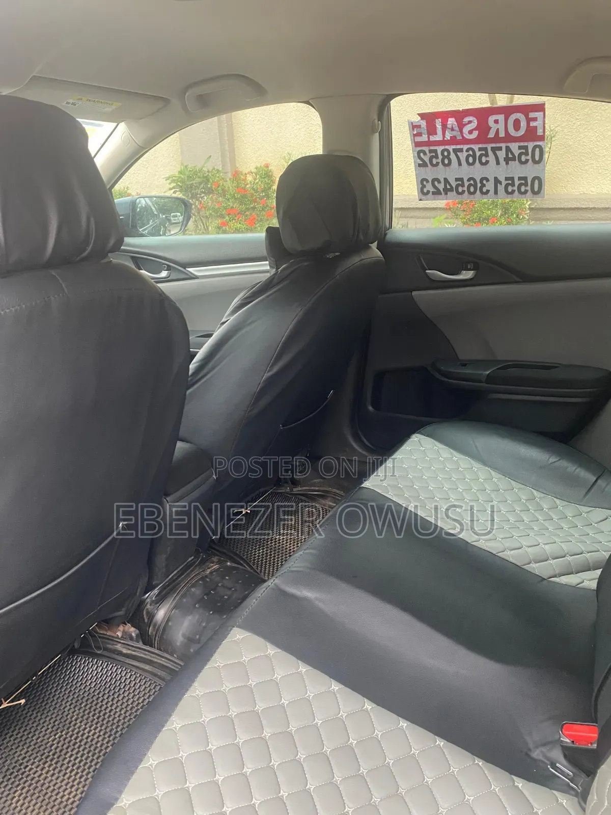 Honda Civic LX Sedan 2019 Matt Black