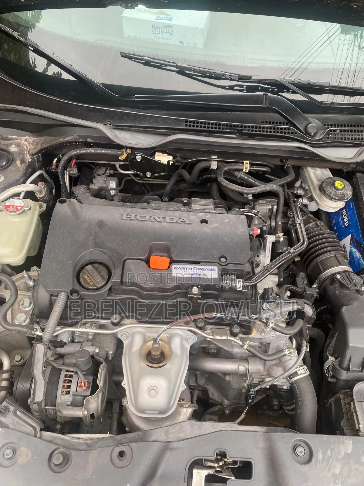 Honda Civic LX Sedan 2019 Matt Black