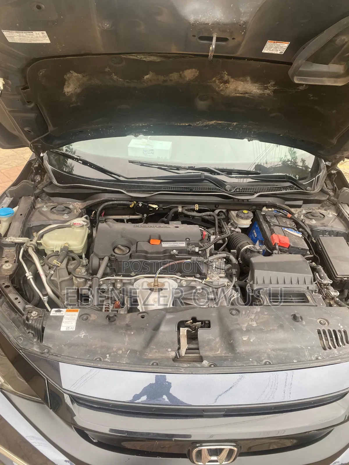 Honda Civic LX Sedan 2019 Matt Black