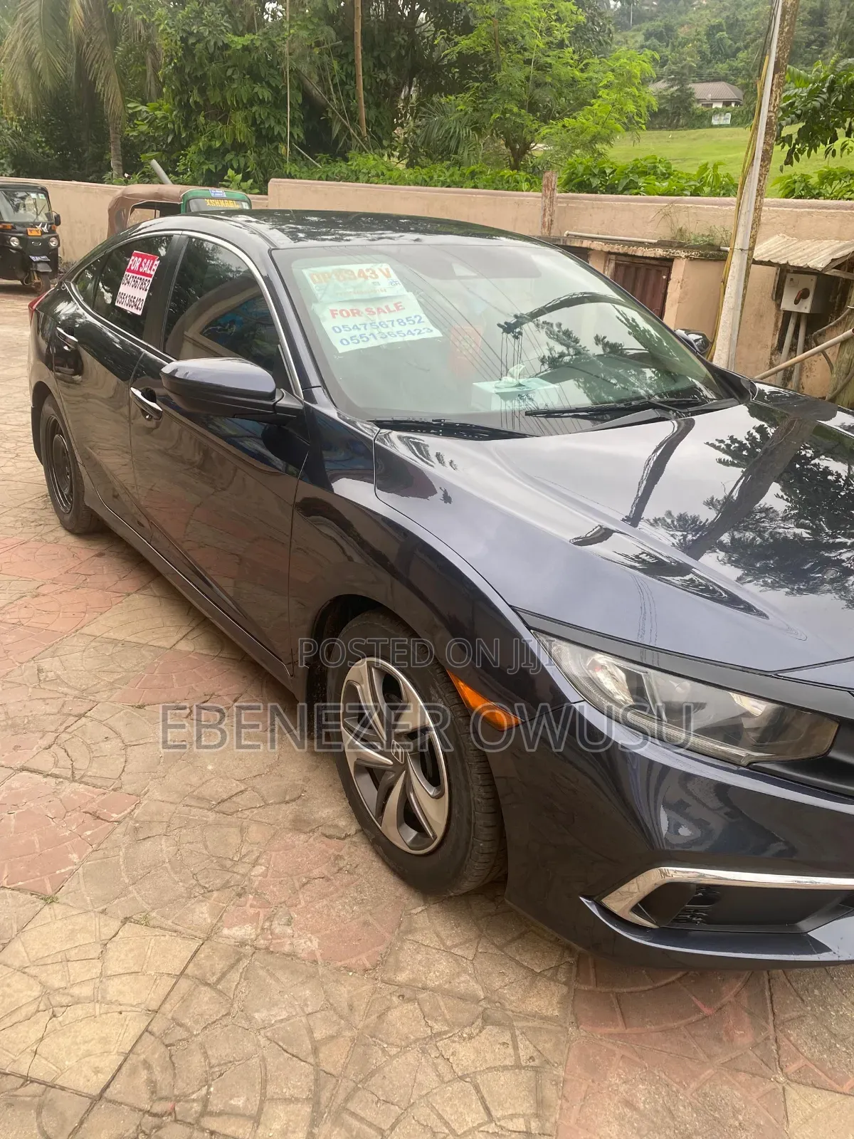 Honda Civic LX Sedan 2019 Matt Black