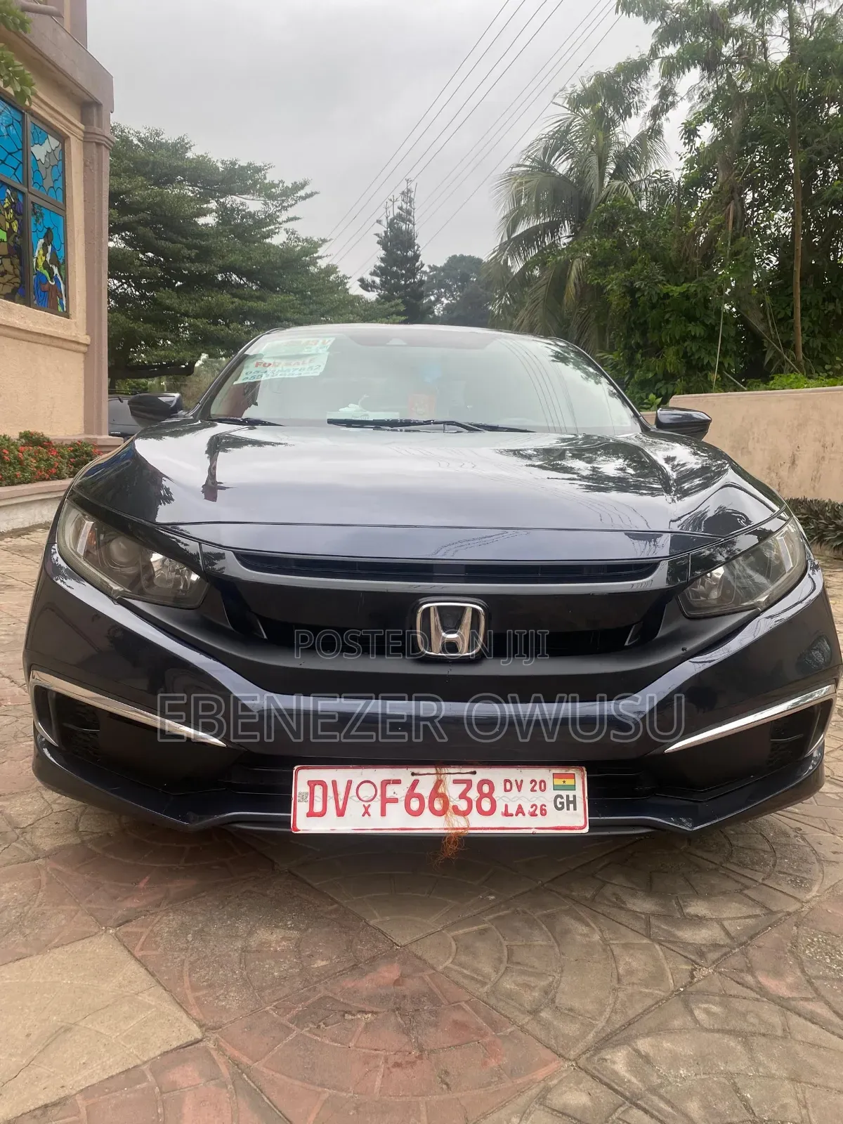 Honda Civic LX Sedan 2019 Matt Black
