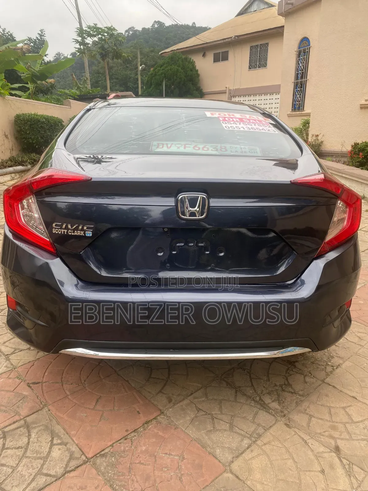 Honda Civic LX Sedan 2019 Matt Black