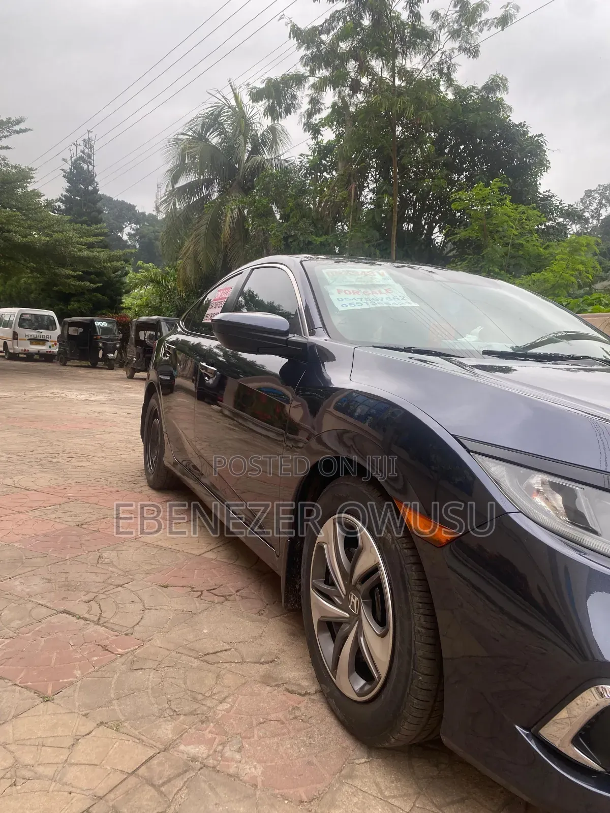 Honda Civic LX Sedan 2019 Matt Black