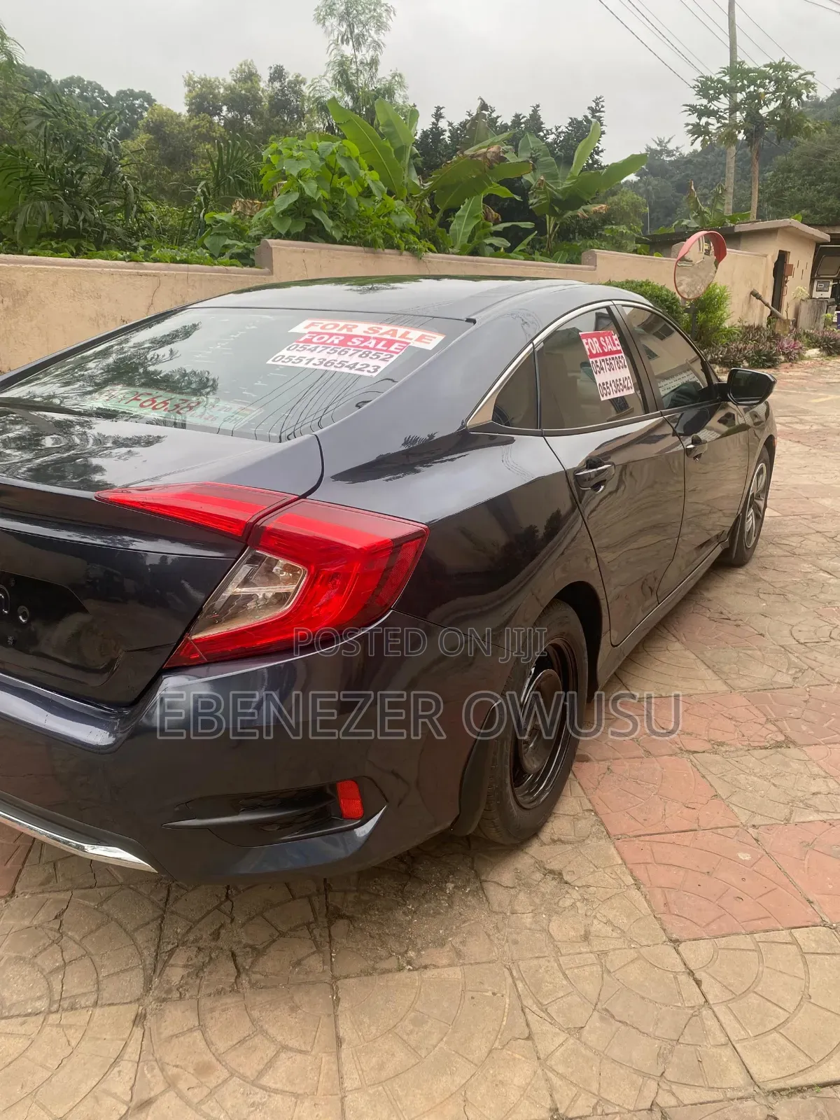 Honda Civic LX Sedan 2019 Matt Black