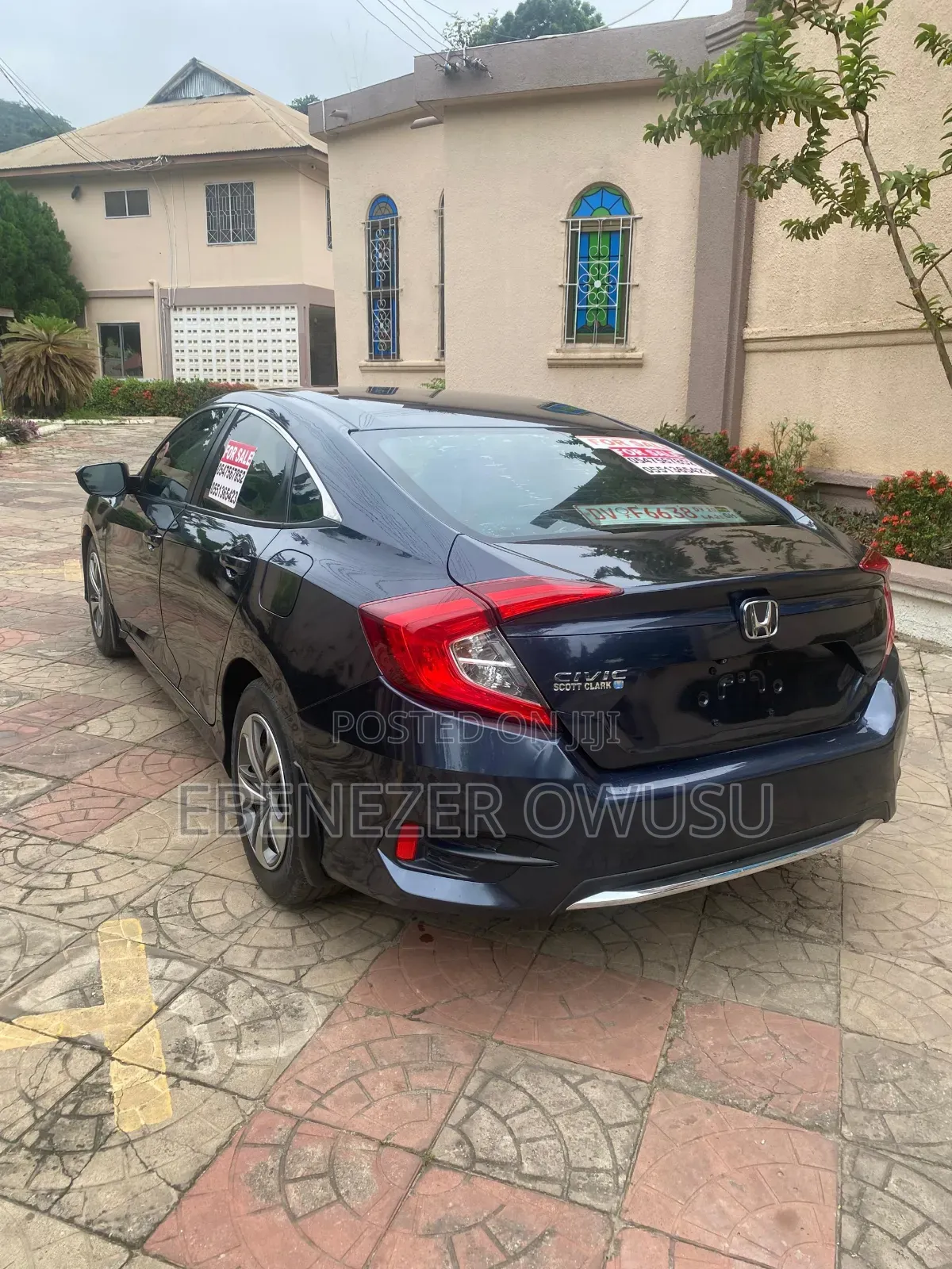 Honda Civic LX Sedan 2019 Matt Black