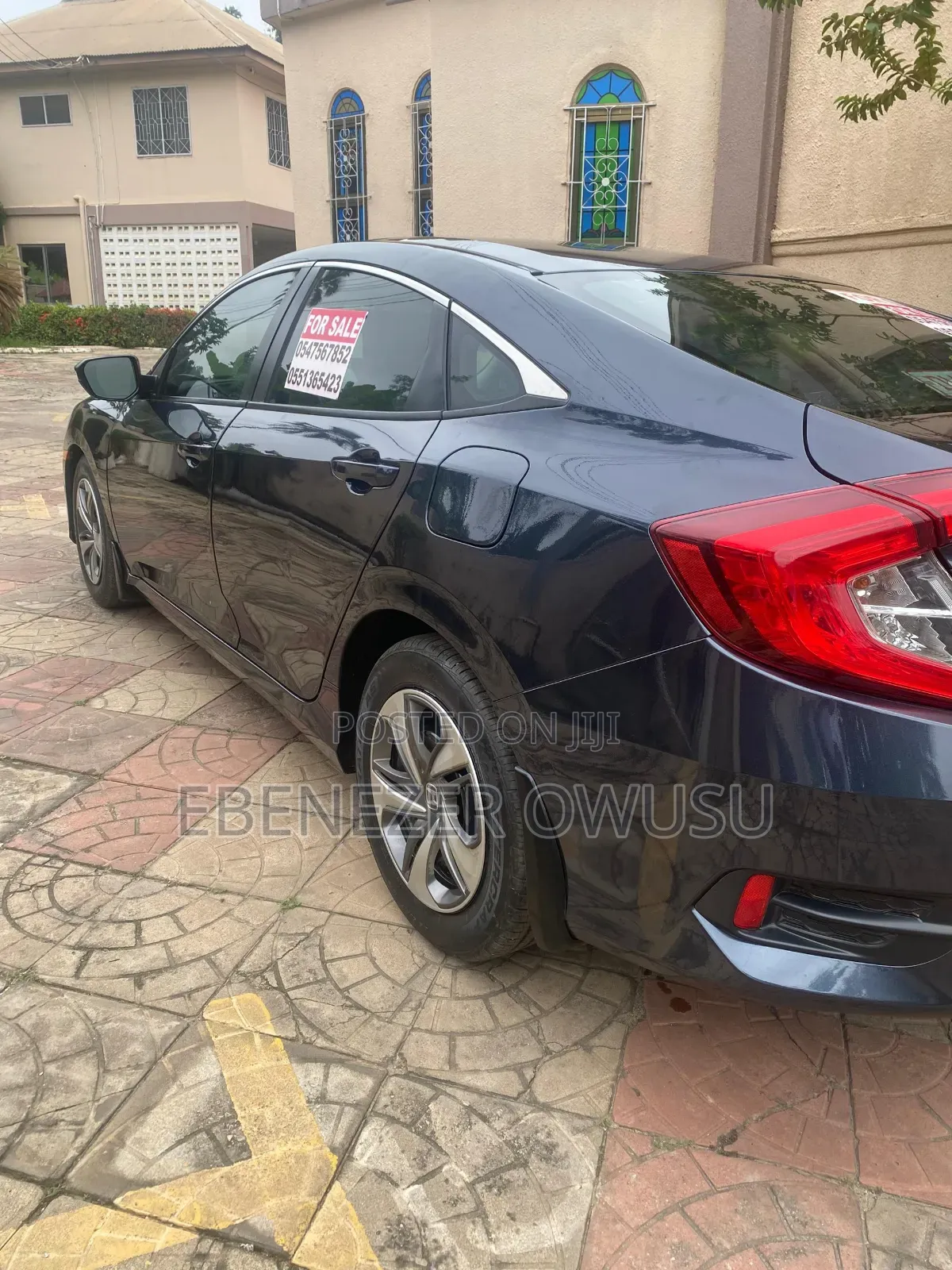 Honda Civic LX Sedan 2019 Matt Black