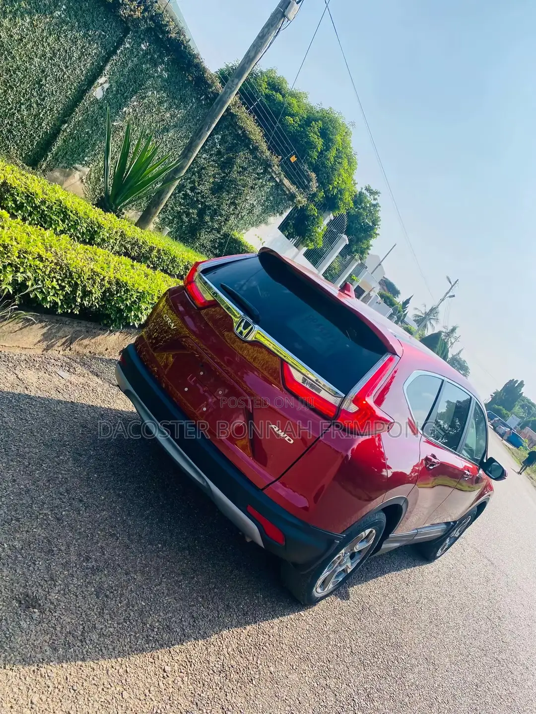 Honda CR-V EX-L 4dr SUV AWD (1.5L 4cyl CVT) 2017 Red