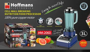 Hoffmans 3L Giant Capacity Commercial Blender Digital Timer Control