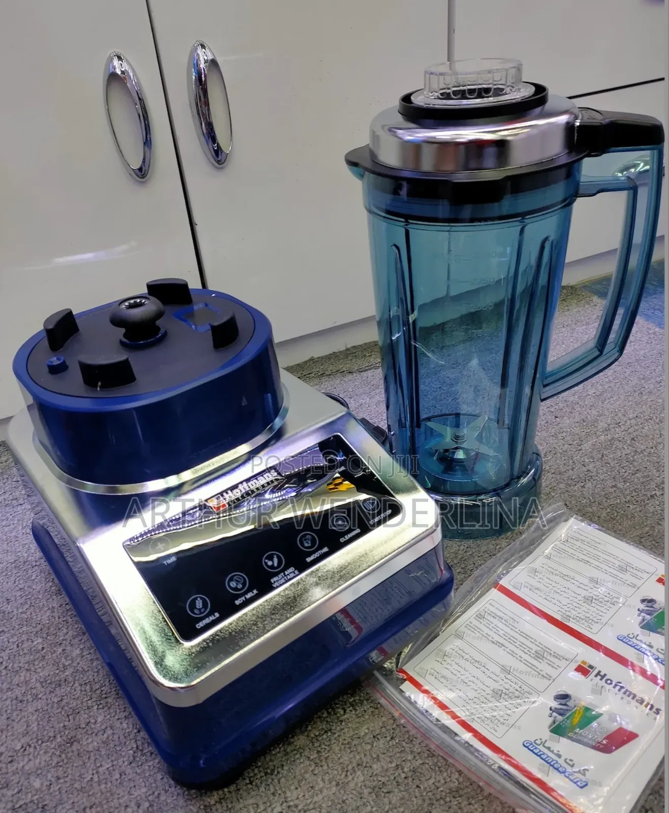 Hoffmans 3L Giant Capacity Commercial Blender Digital Timer Control