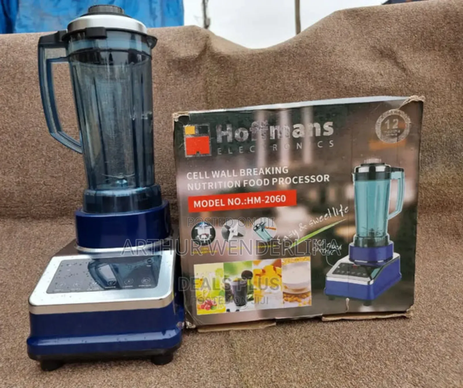 Hoffmans 3L Giant Capacity Commercial Blender Digital Timer Control