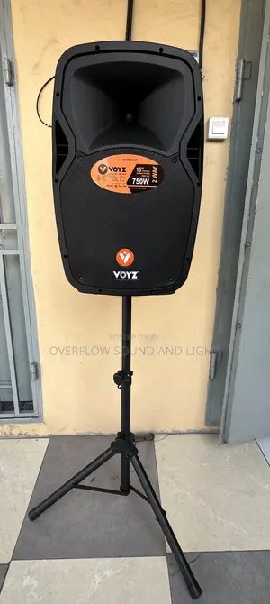 Voyz 15-Inch 750w 2way Portable Bluetooth Speakers