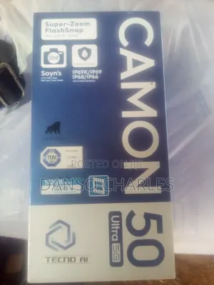 New Tecno Camon 50 Ultra 512 GB Black