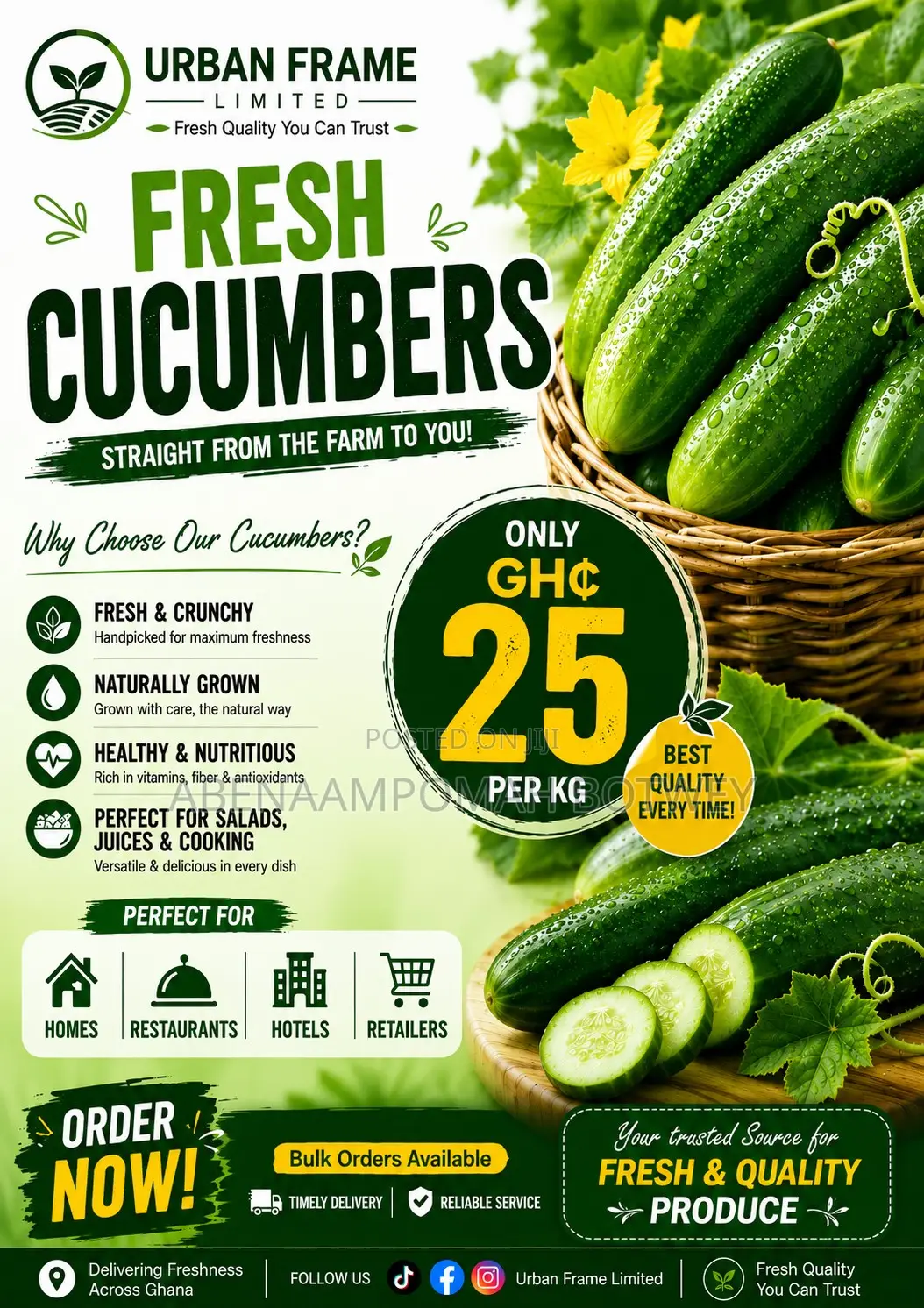 Cucumbers Available