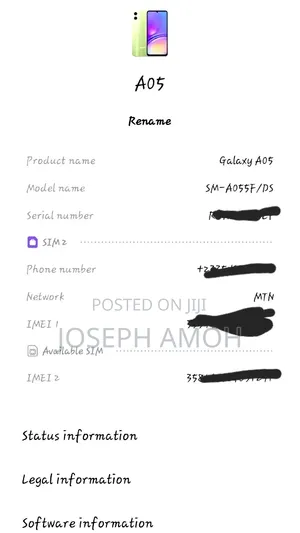 Samsung Galaxy A05 64 GB Green