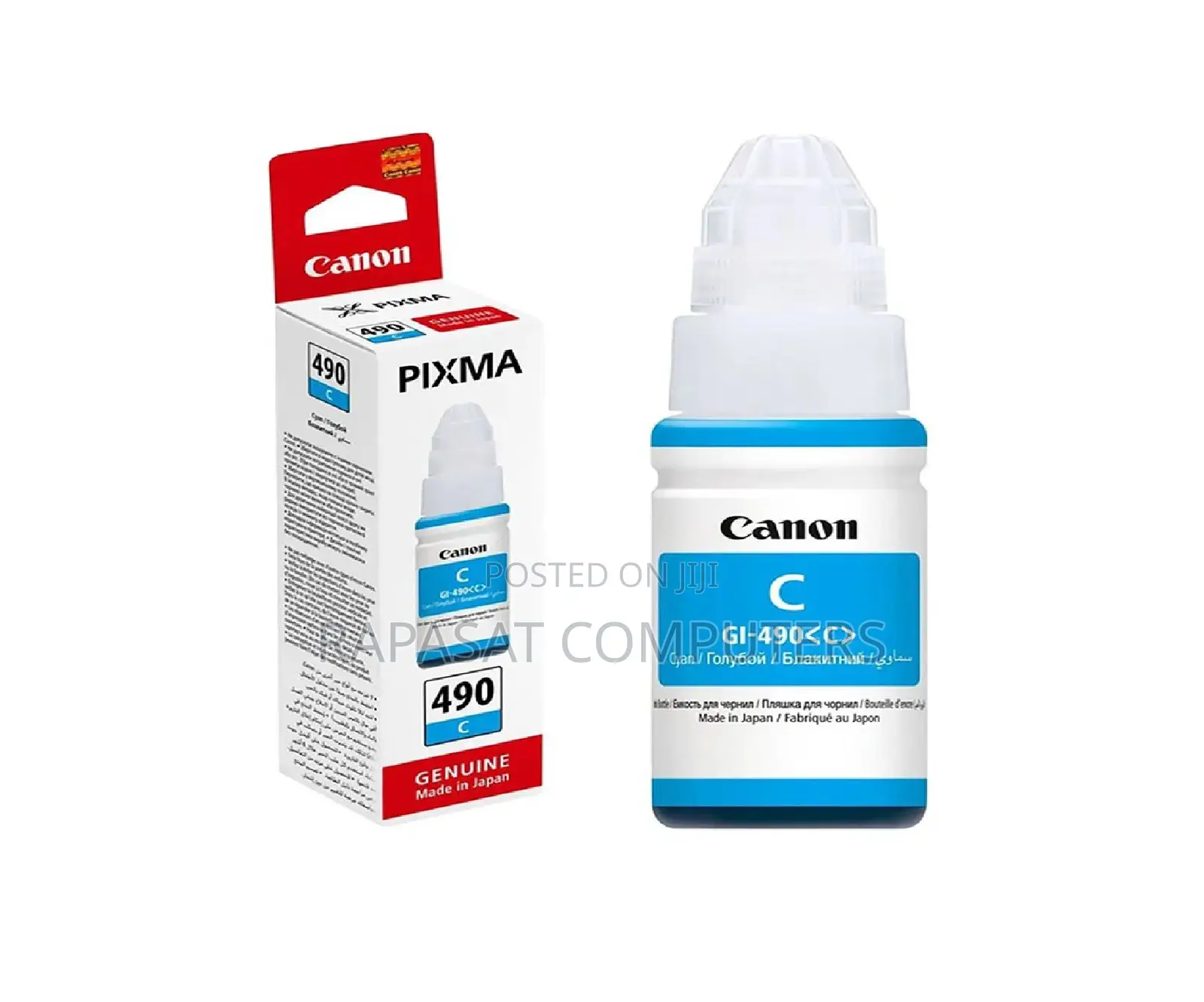 Canon 490 Cyan Ink Bottle