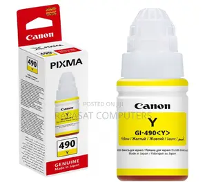 Canon 490 Yellow Ink Bottle