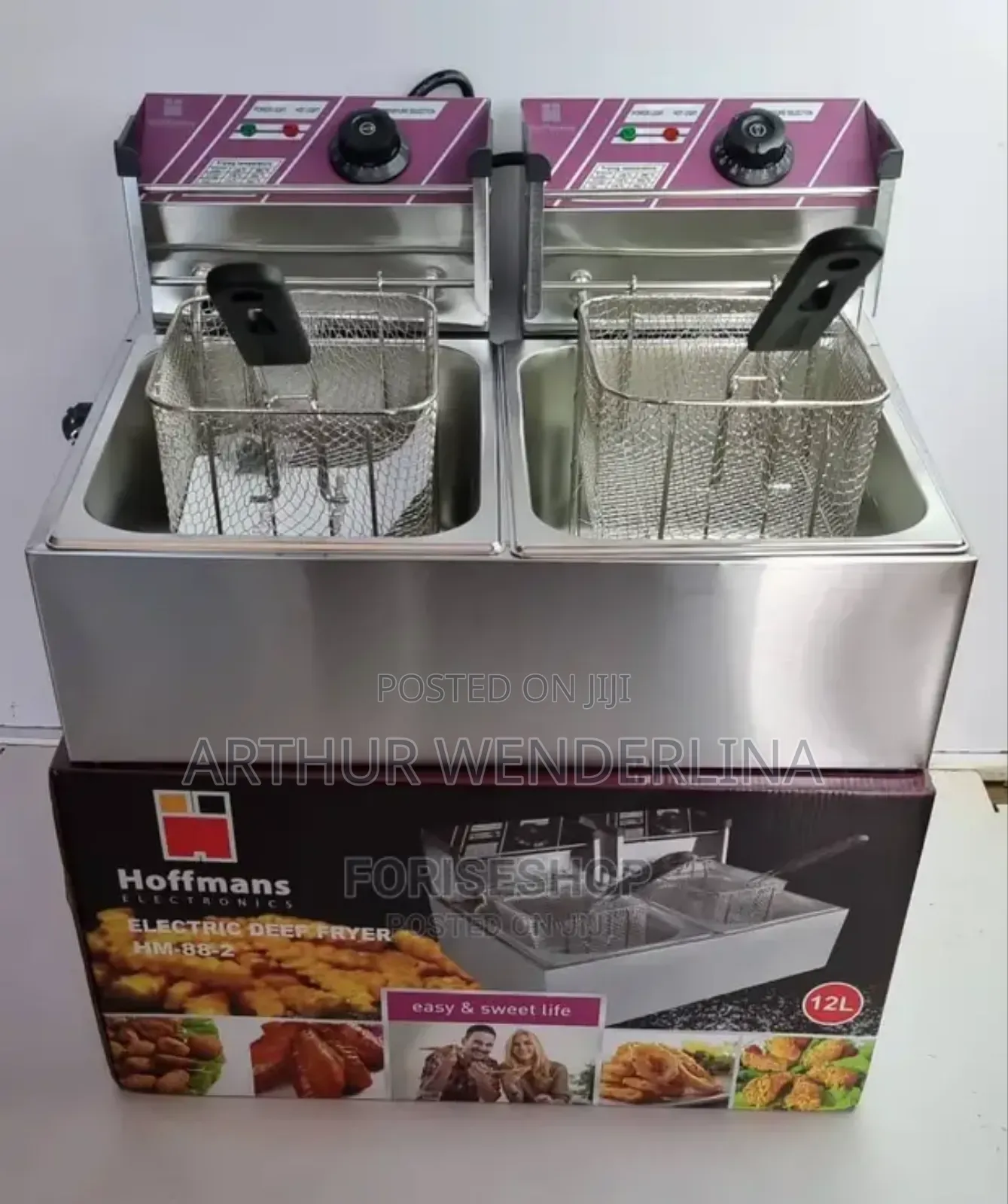 12l Hoffman Electric Deep Fryer