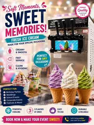 Dispensable Ice Cream for All Kind of Events