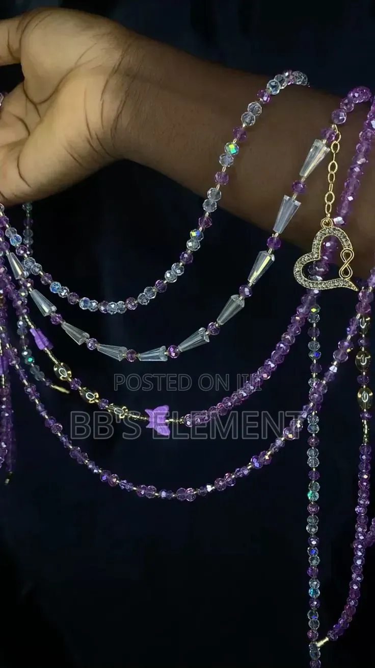 Purple Waist Beads