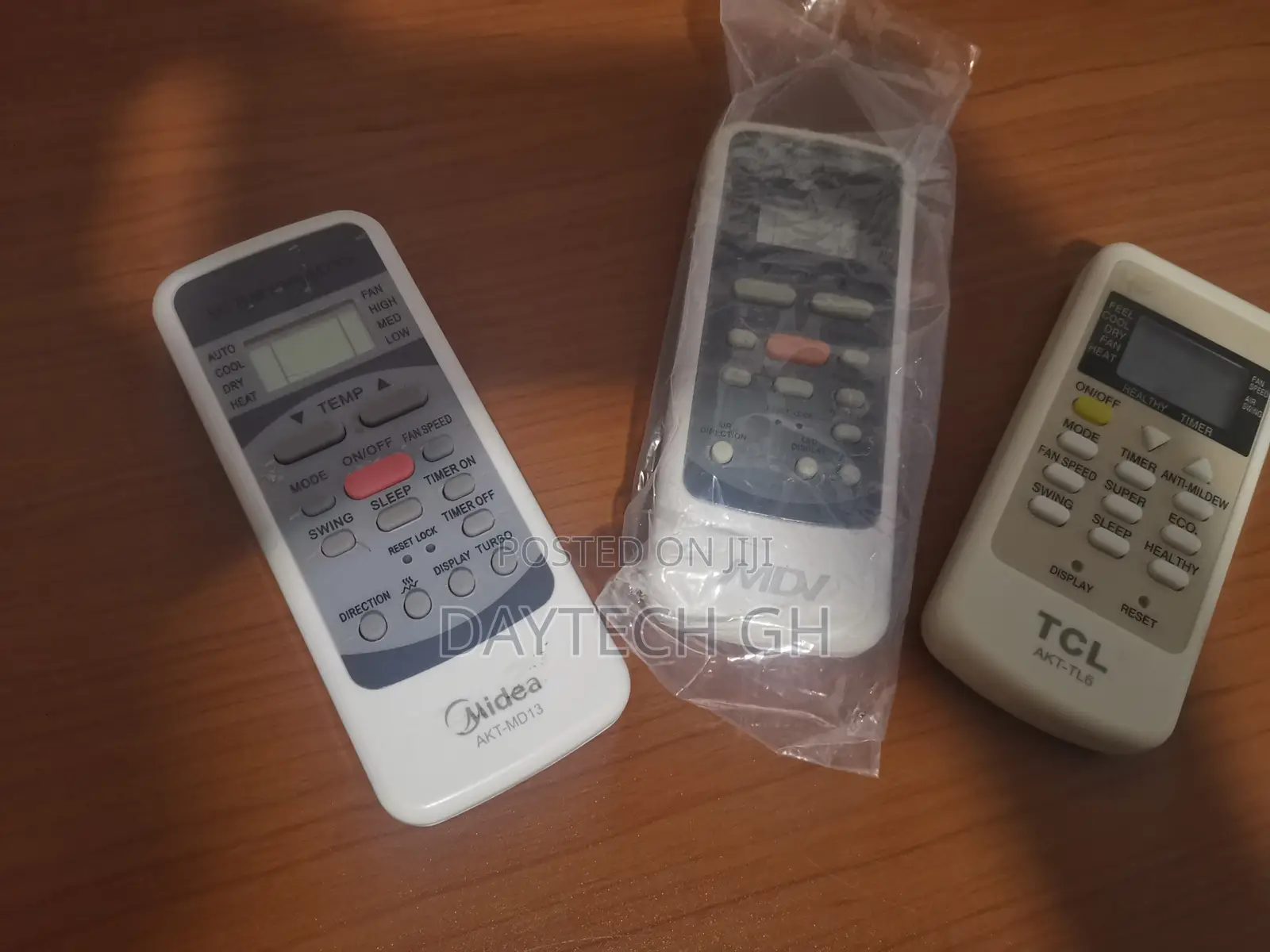 Genuine Midea, MDV, and TCL AC Remote All Are New.