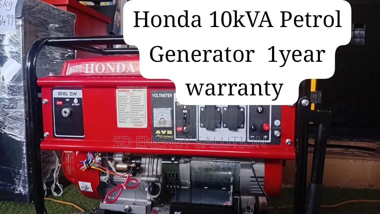 Original Honda 10kVA Generator – Low Fuel Consumption
