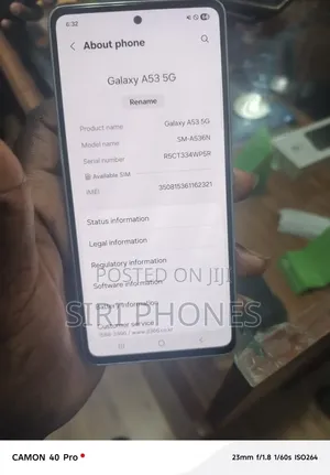 Samsung Galaxy A53 5G 128 GB White