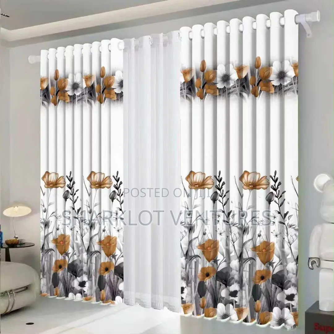Voile Sunblock 4pcs Curtains
