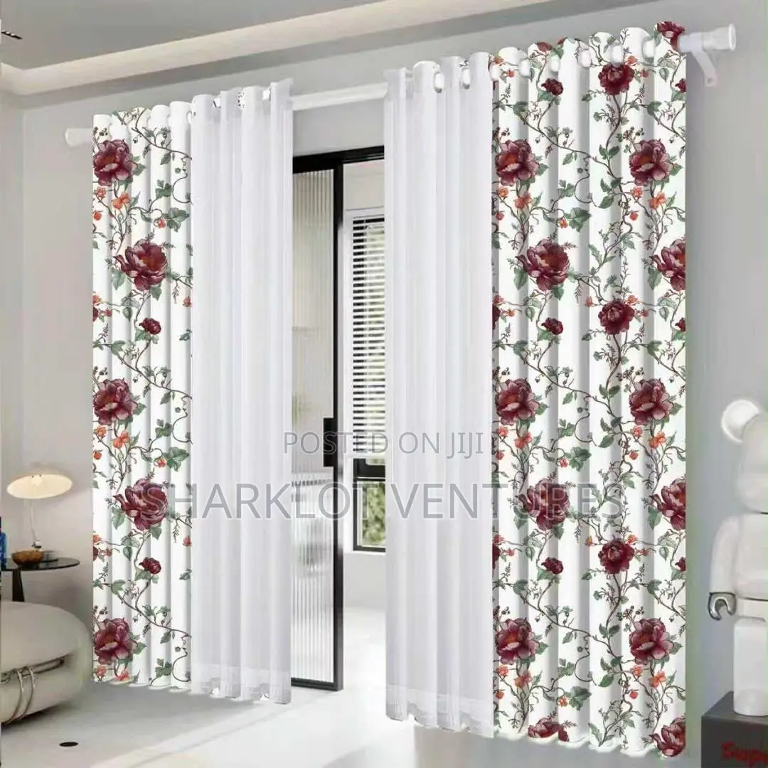 Voile Sunblock 4pcs Curtains