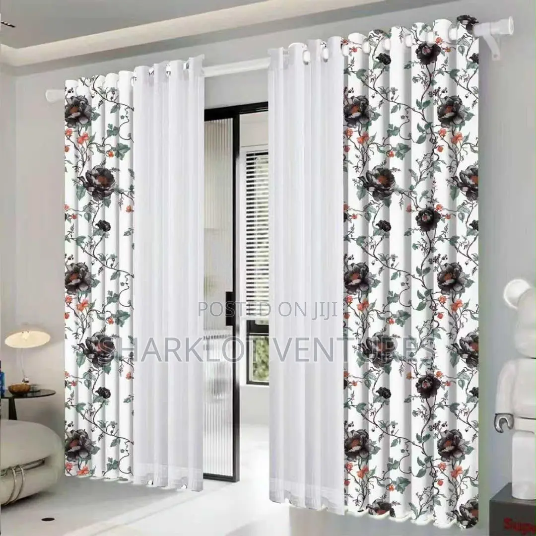 Voile Sunblock 4pcs Curtains