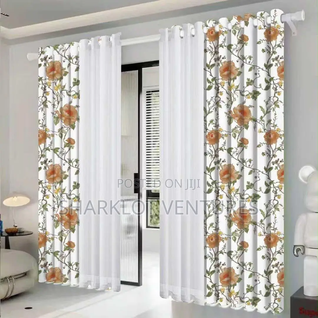 Voile Sunblock 4pcs Curtains