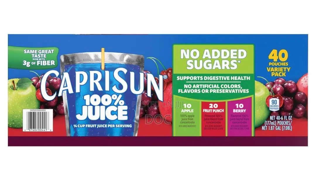 Capri Sun 100% Juice Pouch – Single 6 Fl Oz Unit