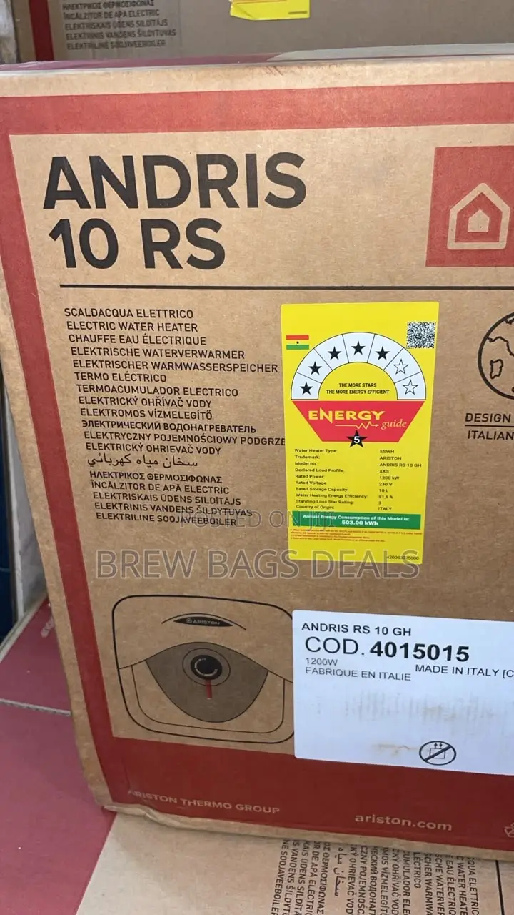 Premium Quality Ariston 15 Liters Electric Water Heater