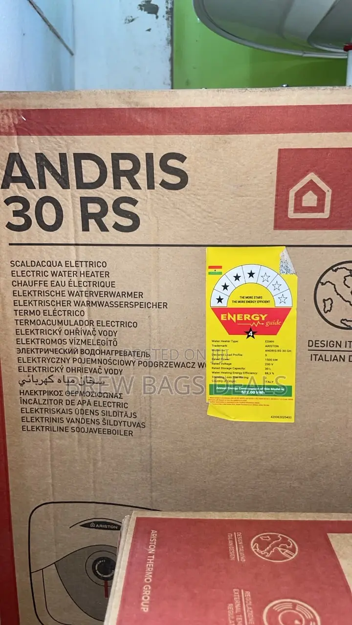 Premium Quality Ariston 15 Liters Electric Water Heater