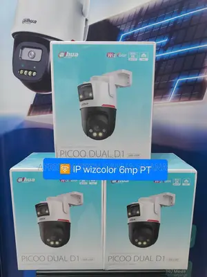 Dahua 3+3MP Outdoor WizColor Wi-Fi Dual-Lens Pan Tilt Camera